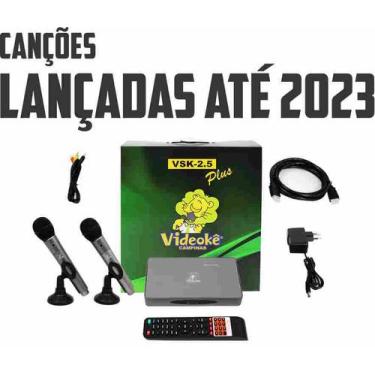 Imagem de Aparelho Karaokê Videokê Vsk 2.5 Plus Com 12.679 Canções 