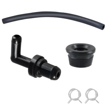 Imagem de KPALAG Kit de válvula PCV 90° e ilhós e mangueira compatível com Honda Accord Odyssey Civic Prelude Acura Lexus Isuzu Replace# 17130-PK1-003 17139-PK1-000 17130-PM6-003 95005-75003-10M