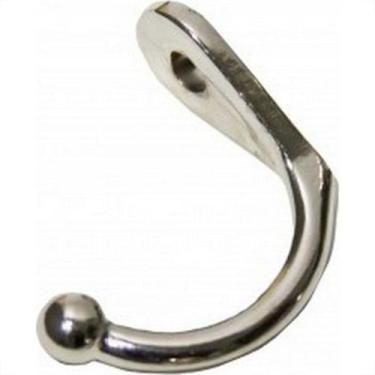 Imagem de Cabide Inca Simples Zamac Zincado 649 - Kit C/24 Pecas