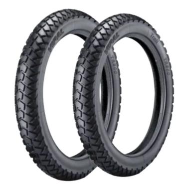 Imagem de Kit Pneu 90/90-21 + 130/80-18 Tr300 Vipal Xre Tornado Lander