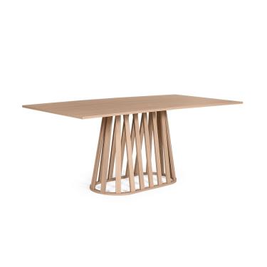 Imagem de Mesa de Jantar Retangular 6 Lugares 160x90cm Gabi Jade - Straub Web