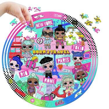Imagem de Quebra Cabeça Lol Surprise Viagem Pelo Mundo 1191 - Elka