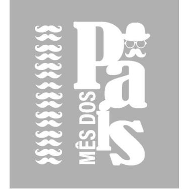 Imagem de Adesivo Decorativo Mês Dos Pais Letreiro Vitrine Loja - Nicolados, Bra