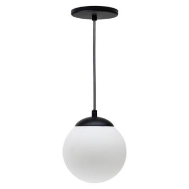 Imagem de Luminaria Pendente Monza 1 Bola Esfera Globo De Vidro 150mm - LuminaLu