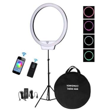 Imagem de Led Ring Light Yongnuo Yn608 Origiral + Fonte + Tripé 2m