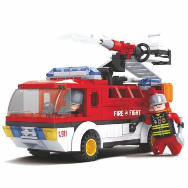 Imagem de Blocos De Encaixe Bombeiros - 192 Peças - Vermelho - 2609
