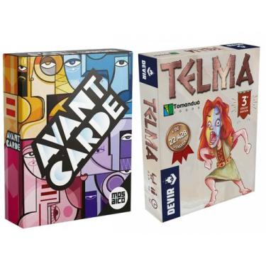 Imagem de Kit Telma Terceira Edição Avant Carde Jogos Para Viagens E Final De Se