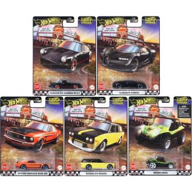Imagem de Hot Wheels Boulevard 2025 Set Com 5 Miniaturas Premium GJT68 - Mattel