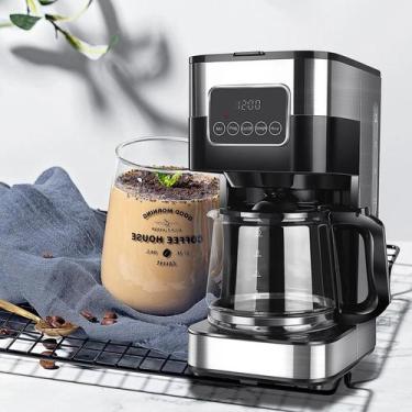 Imagem de Cafeteira De Gotejamento De Alumínio, Máquina De Café Automática, Moer