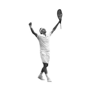 Imagem de Rafael Nadal Roger Federer Tênis Arte De Parede Impressões Em Tela a Ó