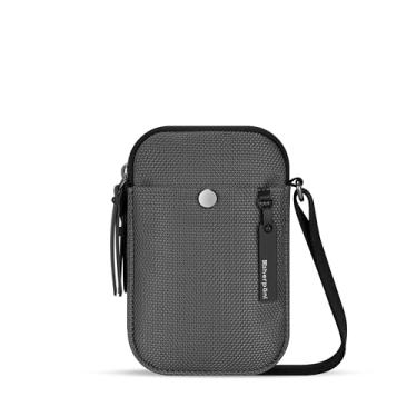 Imagem de Sherpani Simplicity, Carteira Crossbody Antifurto Pequena, Bolsa de Ombro de Viagem, Bolsa Feminina com Organizador de Cartões e Detalhes em Metal, Presente de Viagem (Granite)