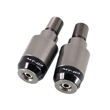 Imagem de Extremidades de manoplas de guidão de motocicleta, tampas de extremidade de manoplas, acessórios deslizantes de peso para MT 03 FZ MT03 FZ03 MT-03 2015-2022