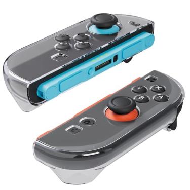 Imagem de FANPL Case for Nintendo Switch 2 Joycon Controller, Protective Cover for Joycons 2 Hard Shell, Ergonomic Design & Comfortable and Easy Installation - Clear