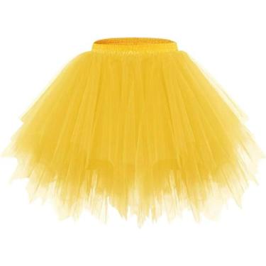 Imagem de Vestido de Balé Retrô Infantil - Tule Midi Curto para Natal e Hallowee