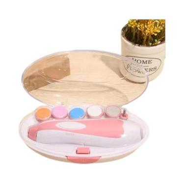 Imagem de Aparador de Unhas Elétrico Infantil Multifuncional - Kit de Manicure p