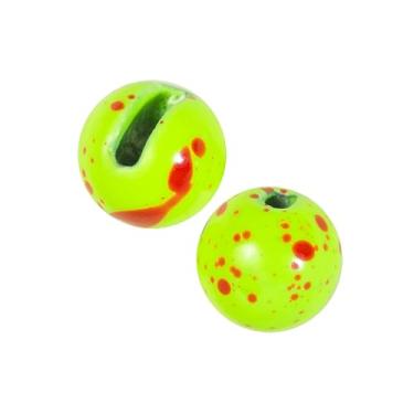 Imagem de Temorah 35 cores de contas de tungstênio ranhuradas de 2,0 a 6,4 mm para amarrar moscas (Rubi Chartreuse, 3,8 mm (5/32 pol.) 50 peças)