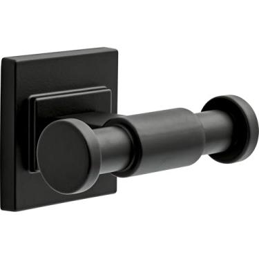 Imagem de Delta Faucet McLaren (pacote com 1) Gancho de toalha/roupão para banheiro, preto fosco, montado na parede MCL35-MB
