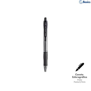 Imagem de Canteta Esferográfica Preta Super Grip 0.7mm - Pilot