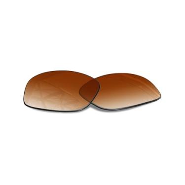 Imagem de SmartVLT Lentes de reposição masculinas gradiente marrom para óculos de sol Oakley Fives Squared OO9238