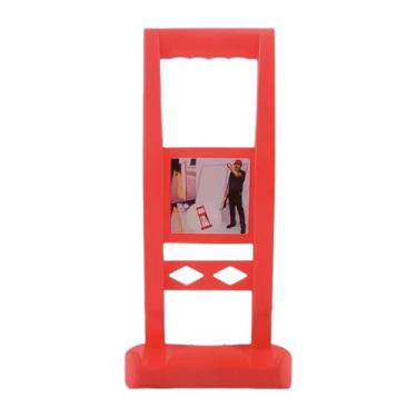 Imagem de Ioensy Ferramenta de transporte de painel, placa de transporte de drywall, carregador de madeira compensada com alça antiderrapante, transportador de painel, Vermelho