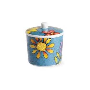 Imagem de Açucareiro Em Porcelana Egan Italy Bellamore 240ml Azul