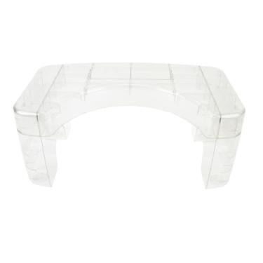 Imagem de Zhjvihx Disas de Etapa de Assistência No Banheiro, Bancos de Vaso Sanitário Portátil de Alta Transparência Multifuncional para Idosos para Banheiro (Claro)