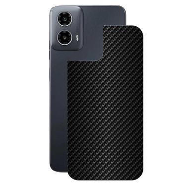 Imagem de Película para Motorola Moto G34 5G - Traseira de Fibra de Carbono Preta - Gshield