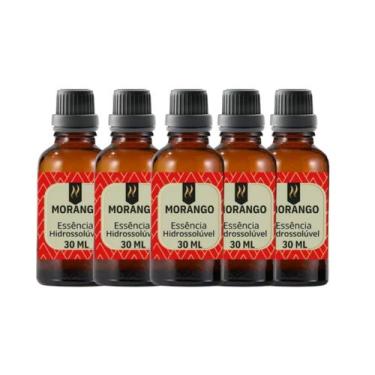 Imagem de Super Kit 5 Essências A Base Água Hidrossolúvel 30ml Difusor - Nattuar