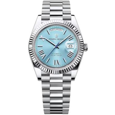 Imagem de LACZ DENTON Pagani Design DD40 PD1783 Relógio masculino automático de luxo AR vidro safira mecânico relógio de pulso masculino 10 bar NH36A movimento, PD1783-Azul celeste-XXY, Tendência