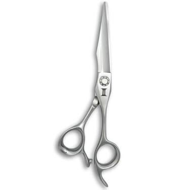Imagem de Tesoura de corte de cabelo estilo guindaste de 15 cm - Cortes molhados de cabelo seco - Perfeita para usuários profissionais - Aço inoxidável VG10 - Projetada por Saki Shears