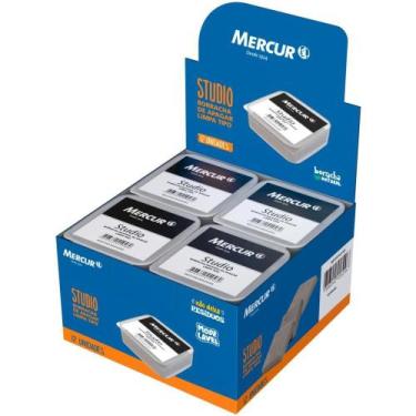 Imagem de Borracha Colorida Studio Cinza CX.C/12 - Mercur