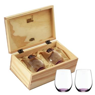 Imagem de 2 Copos Riedel O Viognier Chardonnay 320ml Caixa de Madeira