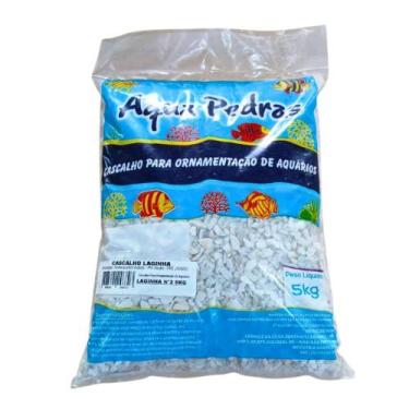 Imagem de Aqua Pedras Cascalho Laginha 2 5Kg Decoração Aquário Lago