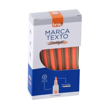Imagem de Marca Texto Laranja com 12 Unidades - BRW