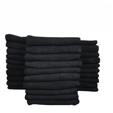 Imagem de Pano De Prato Grande PRETO Pé De Galinha Kit Com 05,10,20 ou 30 Unidades(30)