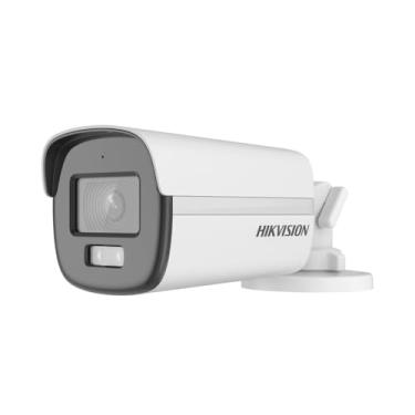 Imagem de Câmera De Segurança Bullet Colorvu 2 mp Ir 40m Luz Híbrida Com Áudio Hikvision Ds-2ce12df0t-lfs (2.8 mm)