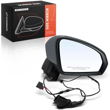 Imagem de A-Premium Espelho de porta elétrico do lado do passageiro - compatível com Volkswagen Taos 2022 2023 2024 - Tinta dobrável manual não aquecida para combinar com o espelho retrovisor externo
