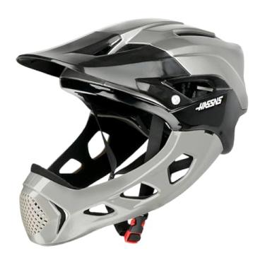 Imagem de Dynwave Capacete de bicicleta, capacete de bicicleta fashion adulto, versátil, ajustável e destacável para skate, mountain bike e ciclismo, Preto Cinza