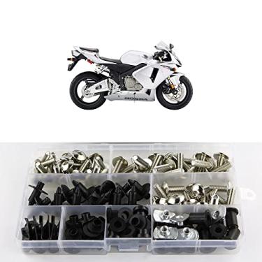 Imagem de Xitomer Acessórios para Motocicleta Total Parafusos de Carenagem Kits Arruela Fixador para Honda CBR600RR 2003 2004 2005 2006xitomer preto FBT00404