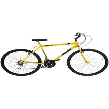 Imagem de Bicicleta de Passeio Ultra Bikes Esporte Aro 26 Reforçada Freio V-Brake – 18 Marchas Amarelo