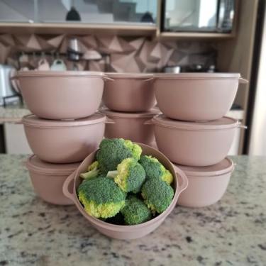 Imagem de Conjunto de Potes Plásticos Herméticos 1 Litro, Marmita Fitness, Kit com10 BOLL (BOWL) leve 10 gastando menos.
