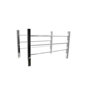 Imagem de Suporte 6 Barras Churrasqueira para Grelhas Espetos 85 cm Aço Inox - P