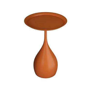 Imagem de Mesa de centro pequena mesa de centro moderna sofá mesa lateral simples mesa redonda pequena sala de estar mini mesa de centro mesa de quarto (A)