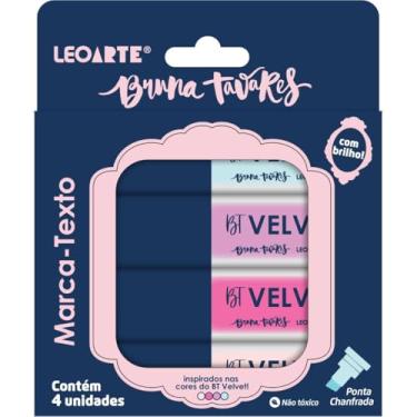 Imagem de Caneta Marca Texto, Leonora, Bruna Tavares, 4 Cores, com Brilho
