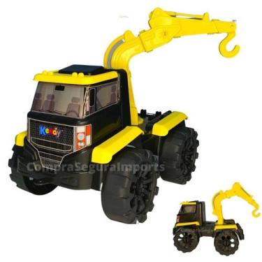Imagem de Caminhão Guincho Grande Brinquedo De Praia Areia Guindaste - Europio