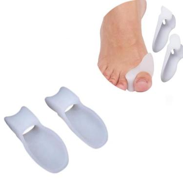 Imagem de Par Protetor Corretor Joanete Separador Dedão Dedo Silicone - LULLU PE