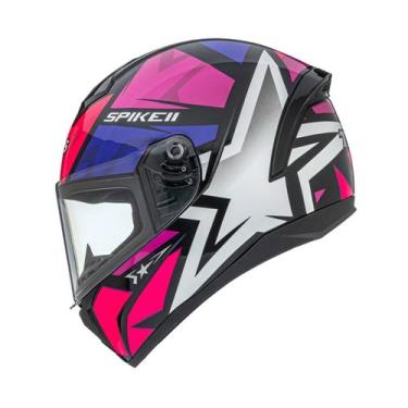 Imagem de Capacete Moto Fechado Peels Spike II 2 Feminino Masculino, Rosa, 56