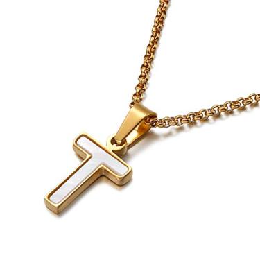 Imagem de 1 colar feminino banhado a prata, brilhante, acabamento em dois tons, joia fina, presente para mamãe, 45cm, Cobre, Sem Pedra Preciosa