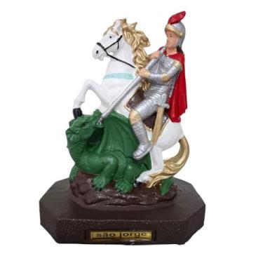 Imagem de Imagem de São Jorge em Borracha Inquebrável - 21 cm