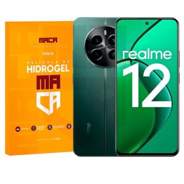 Imagem de Película Hidrogel Realme 12 4g Hd Ou Fosca Frente e Verso MACA